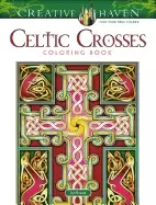 Image of creative haven celtic crosses coloring book