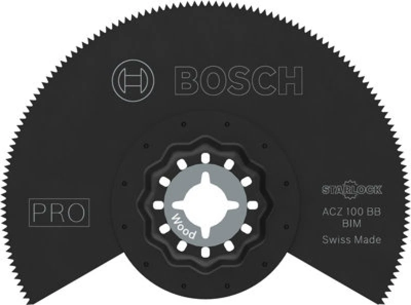 Image of Bosch PRO ACZ 100 BB Starlock Oscillating Multi Tool Blade 2608669119 Diameter: 100mm