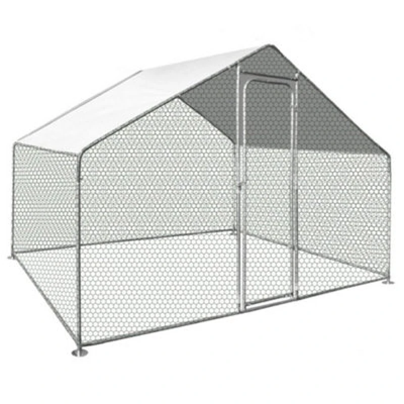 Image of Zipper Cr322 Chicken Run Uv-Resistant Sun Shelter Galvanized Pvc Coated