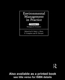 Image of Environmental Management in Practice: Vol 3 : Managing the Ecosystem