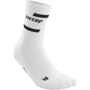 Image of Cep The Run Mens Mid Cut Compression Running Socks - White