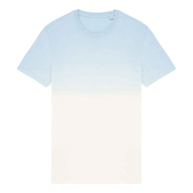 Image of Native Spirit Mens Dip Dye T-Shirt in Aqua Size: XS Aqua Male XS