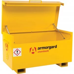 image of Armorgard Chembank Chemicals Secure Site Storage Box 1275mm 665mm 660mm