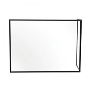 Image of Bi-Office Maya Duo Acrylic Board with Black Frame 1200 x 900 mm + 600 x 900 mm Pack of 2