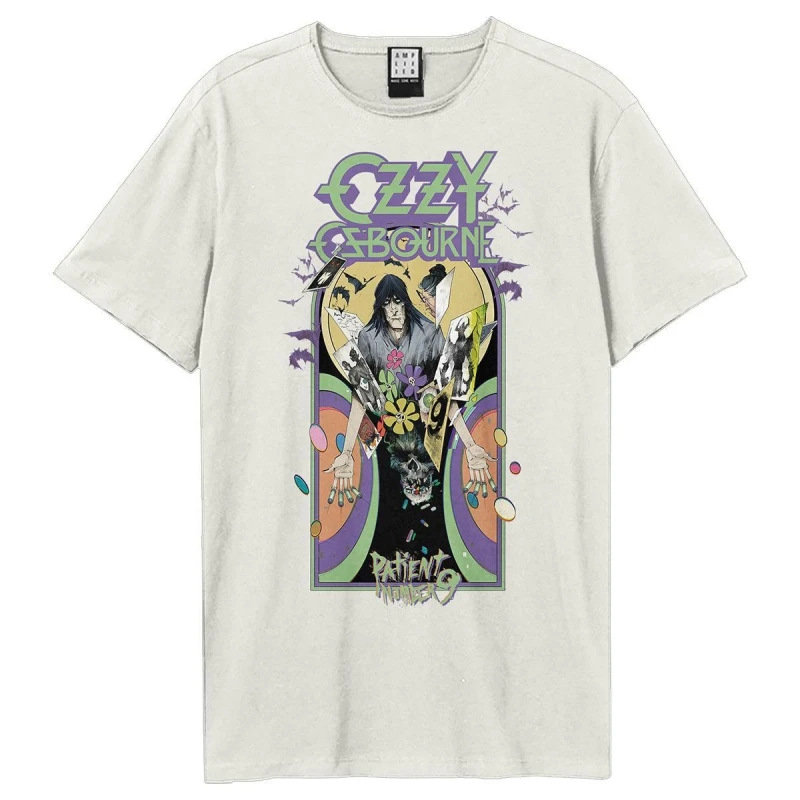 Image of Amplified Amplified Men Bounty No9 Ozzy Osbourne T-Shirt in White Size: X-Small White XS Male 5063574137690