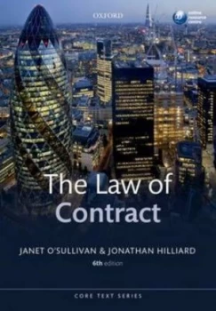 Image of The Law of Contract by Janet Osullivan Paperback