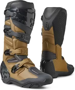 Image of FOX Comp X Motocross Boots, black-brown, Size 43, black-brown, Size 43