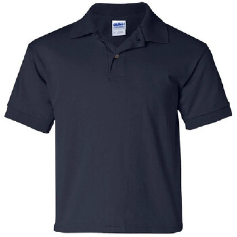 Image of Gildan DryBlend Jersey Polo Shirt in Navy Size: Small Navy Unisex S