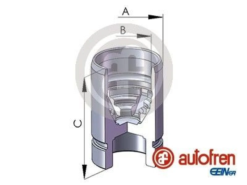 Image of AUTOFREN SEINSA Brake caliper piston AUTOFREN SEINSA D025522