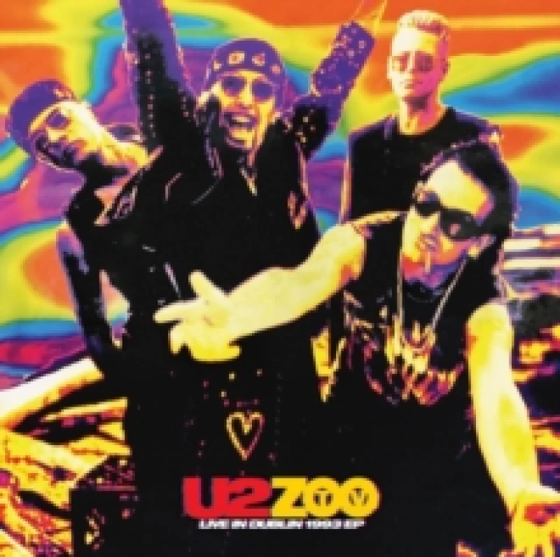 Image of U2 Zoo TV Live In Dublin 1993 EP - Neon Yellow Vinyl 180 Gram - Sealed 2024 UK 12" vinyl 6558094