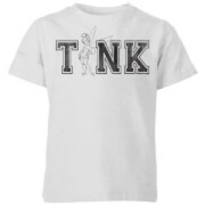 Image of Disney Peter Pan Tinkerbell Kids T-Shirt - Grey - 11-12 Years