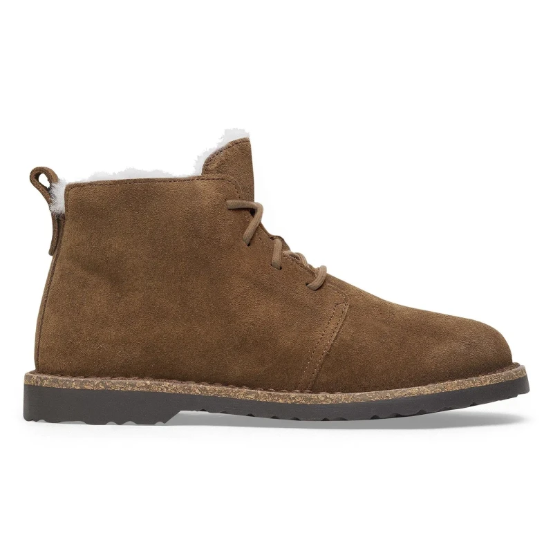 Image of Birkenstock Womens suede leather ankle boots Birkenstock Uppsala Marron Female 36