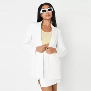 image of Missguided Tailored Basic Blazer - White