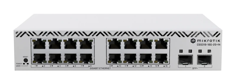 Image of Mikrotik CSS318-16G-2S+IN network switch Managed Gigabit Ethernet (10/