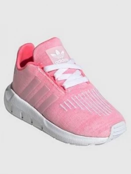 Image of Adidas Originals Infant Swift Run I Trainers - Red
