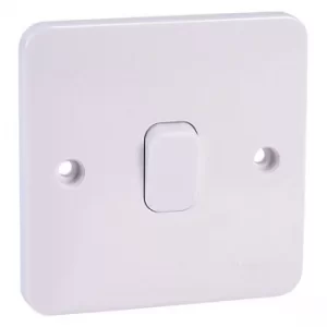 Image of Schneider Electric GGBL1011S LWM 1 Gang 1 Way 10AX Plate Switch