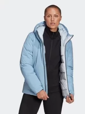 Image of adidas Traveer Cold.rdy Jacket, Blue Size XL Women