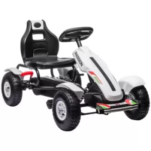 Image of HOMCOM Children Pedal Go Kart FCM Seat, Inflatable Tyres, Handbrake370-276V00WT