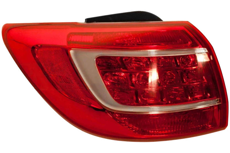 Image of PRASCO KI0244154 Rear light TYC Outer section, without bulb holder, Left Combination Rearlight (391)