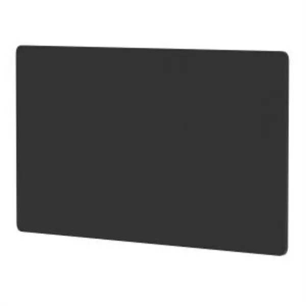 Image of AIR Dynamic Air Back-to-Back Desk Divider Screen W1400 x H800mm Black Fabric - HA03073 HA03073