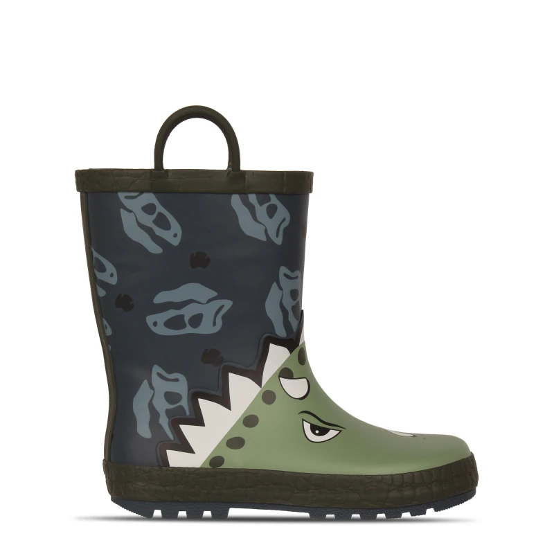 Image of Gelert Print Welly - Green Green C10