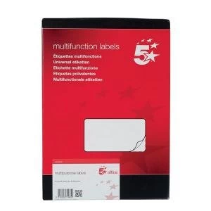 Image of Office Multipurpose Labels Laser Copier Inkjet 10 Per Sheet 99x57mm