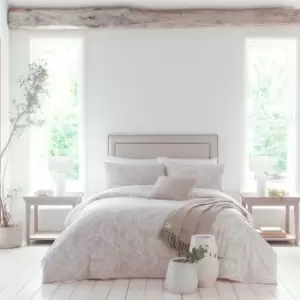 Image of Joelle Duvet Cover and Pillowcase Set Natural Natural