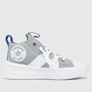 Converse Light Grey All Star Ultra Boys Junior Trainers