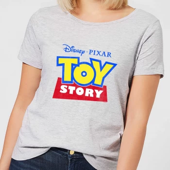 image of Toy Story Logo Womens T-Shirt - Grey - 4XL