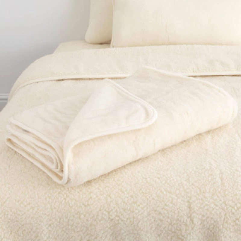 Image of Native Natural Merino Wool Blanket - 130x170 Natural Natural