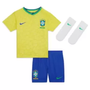 Image of Nike 2022/23 Home Baby/Toddler Soccer Kit - Yellow