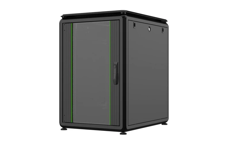 Image of Lanview RDL16U68BL rack cabinet 16U Black