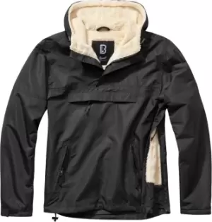 Image of Brandit Windbreaker Sherpa Jacket, black, Size 3XL, black, Size 3XL