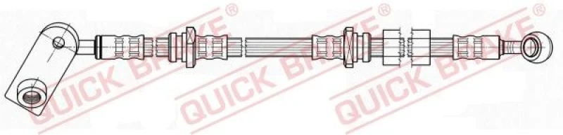 Image of QUICK BRAKE Brake hose QUICK BRAKE 59.919