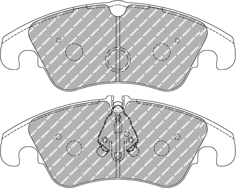 Image of Brake pad set FERODO RACING FDS4044
