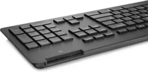 image of HP Business Slim Keyboard with Smart reader