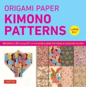 Image of Origami Paper - Kimono Patterns - Large 8 1/4" - by Tuttle Publishing