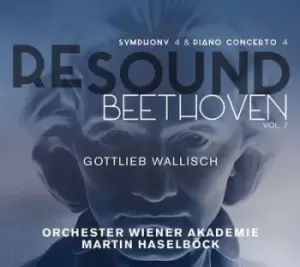 Image of Resound Beethoven Symphony 4 & Piano Concerto 4 - Volume 7 by Ludwig van Beethoven CD Album