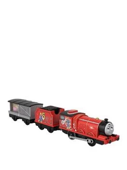 image of Thomas & Friends Talking James Motorised Train Engine, One Colour