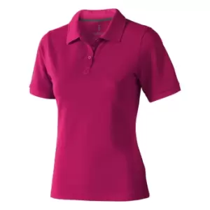 image of Elevate Calgary Short Sleeve Ladies Polo (M) (Pink)