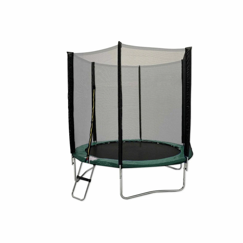 Image of Artemis Home Kanga 8FT or 244cm Round Outdoor Trampoline with Green Padding Green Unisex