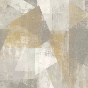 Image of GrandecoLife Perspectives Vincent Yellow Wallpaper