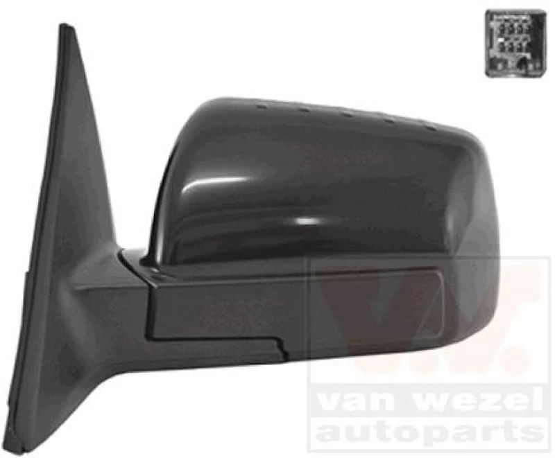 Image of VAN WEZEL Wing mirror VAN WEZEL 8332817