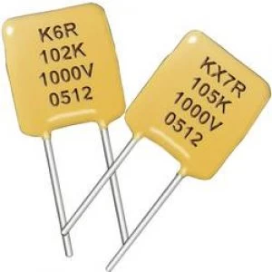 image of Ceramic capacitor Radial lead 0.1 uF 50 V 10