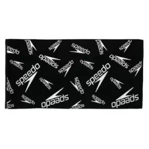 Image of Speedo Boom All Over Swimming Towel - Black
