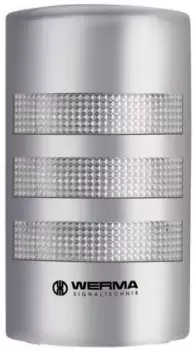 Image of Werma LED Signal Tower With Buzzer, 3 Light Elements, 24 V
