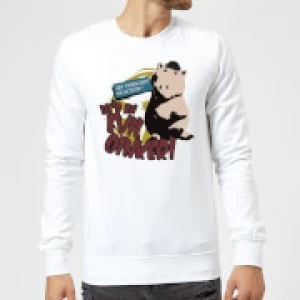 Toy Story Evil Oinker Sweatshirt - White - L