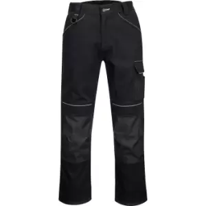 image of Portwest PW30 Cotton Work trousers Black 30" 31"