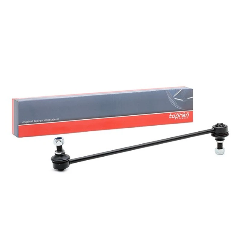 Image of TOPRAN 206 315 Anti-roll bar link Front Axle Left, with nut Link Stabiliser (3229)