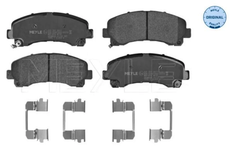 Image of Brake pad set MEYLE 025 251 4917